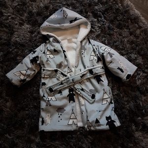 NWOT Soft Robe Dressing Gown 12 Mths Warm Fleece